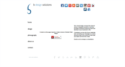 Desktop Screenshot of bdesignsolutions.com